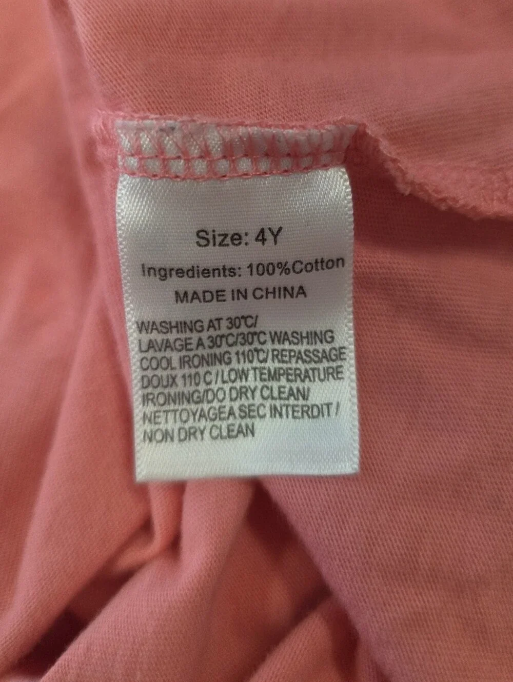 Pink Heart Print Girls Dress with Heart Pockets